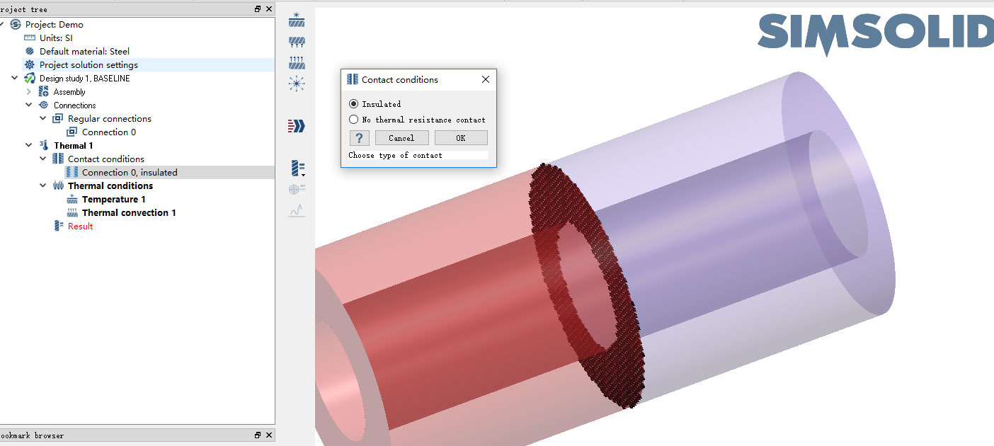 SimSolid熱固耦合分析